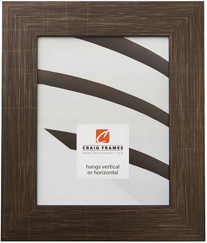 Craig Frames 11x14 Distressed Black Picture Frame for Posters and Photos | Displays photos and prints behind clear glass, ready to hang, made in the USA
