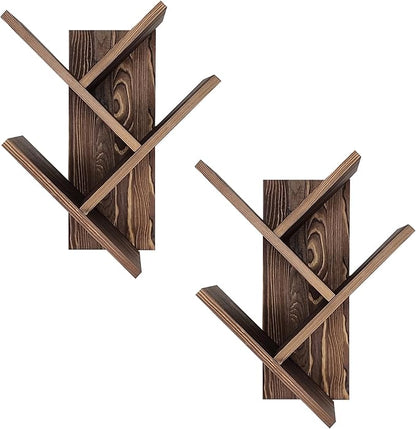 Tree Bookshelf 7-Tier | Wall Bookshelf | Book Organizer | Solid Wood Bookshelf for Kids | Floating Bookshelf Organizer