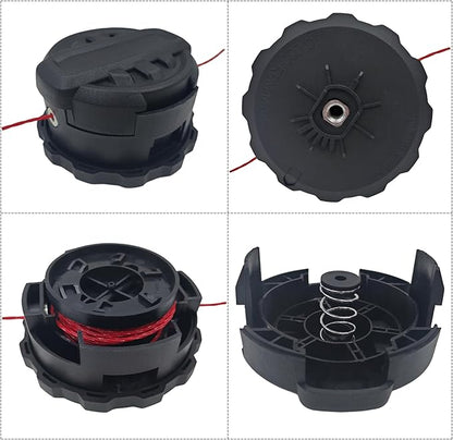 DWO1DT995 Replacement Trimmer Head for Dewalt DCST922P1 DCST922B DCST972X1 Cordless Weed Wacker String Trimmer,Weed Eater Parts with Pre-Wound Line 0.080" 20ft