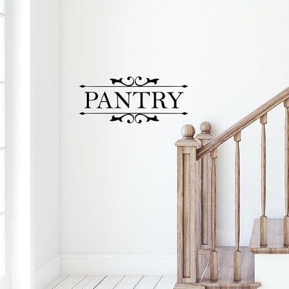 Pantry Vinyl Wall Decal Sticker Art Decal for Pantry Room Door Home Decoration