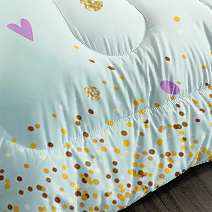 CVHOUSE Butterfly Bedding Set,Butterfly Comforter Full,Butterfly Comforter Set for Girls Kids Teens,Butterflies Quilt Set with 1 Comforter and 2 Pillow Cases- 3 Piece