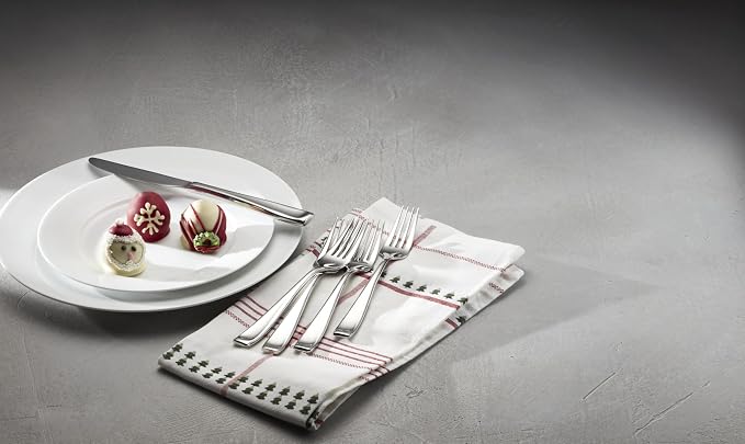 Oneida Moda 75-Piece 18/10 Silverware Set for 12, Flatware | silver, dishwasher safe | includes knives, forks, and spoons | heavy duty, cutlery set, utensil set, wedding silverware