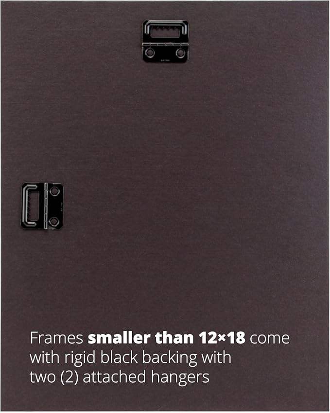 Craig Frames 11x14 Distressed Black Picture Frame for Posters and Photos | Displays photos and prints behind clear glass, ready to hang, made in the USA