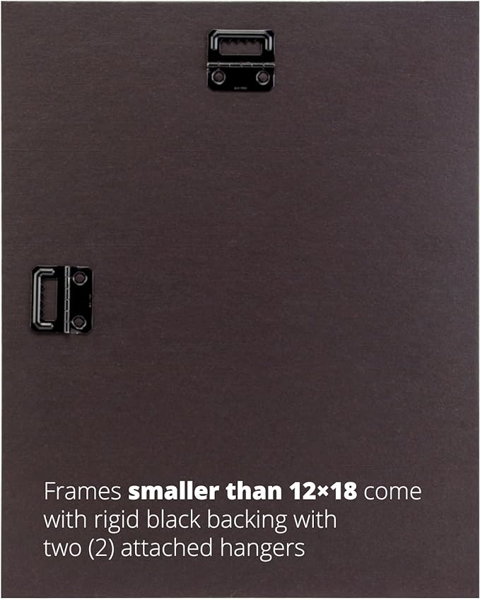 Craig Frames 10x12 Light Walnut Brown Picture Frame for Posters and Photos | Displays photos and prints behind clear glass, ready to hang, made in the USA