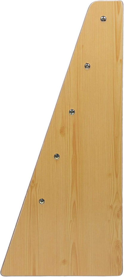 Wildkin Kids Canvas Sling Bookshelf for Boys and Girls, Wooden Design Features Four Fabric Shelves, Keep Bedrooms, Playrooms, and Classrooms Organized, Measures 25 x 24 x 11 Inches (Natural w/ Gray)