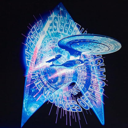 NUMSKULL Star Trek 3D Lamp Wall Light - Desk Lamp for Bedroom, Office, Home, Study, Work - Official Star Trek Merchandise