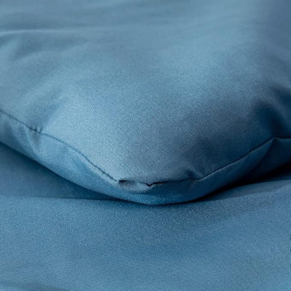 Lake Blue Comforter Set Full Solid Blue Bedding Quilt Set Boys Bright Blue Blanket Set for Kids Teens Adult Lightweight Breathable Durable Royal Blue Comforter Set Women Bed Comforter Set