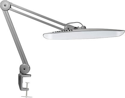 Neatfi XL 2,200 Lumens LED Task Lamp, 24W Super Bright Desk Lamp, 117 Pcs SMD LED, 4 Level Brightness, Dimmable, Task LED Light for Home, Office, Workbench (Non-CCT, Silver)