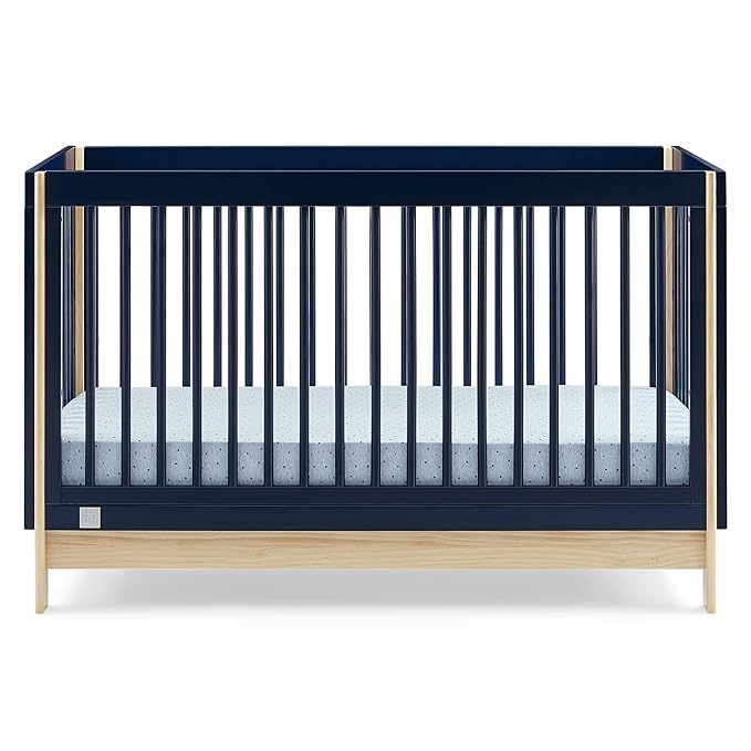 GAP babyGap Tate 4-in-1 Convertible Crib - Greenguard Gold Certified, Navy/Natural