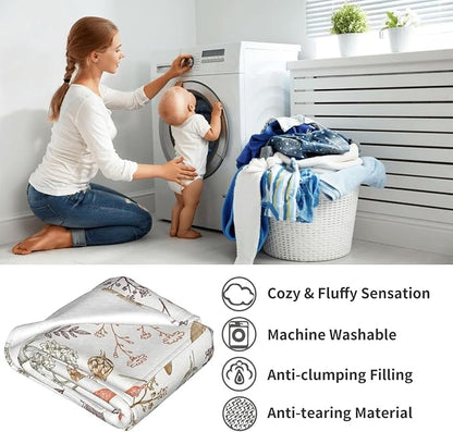 Dragonfly Baby Blanket 30x40 Inches - Super Soft Flannel Throw for Nursery & Strollers - Cute Dragonfly Gifts for Women New Moms - Lightweight Fleece Blankets for Toddlers & Infants