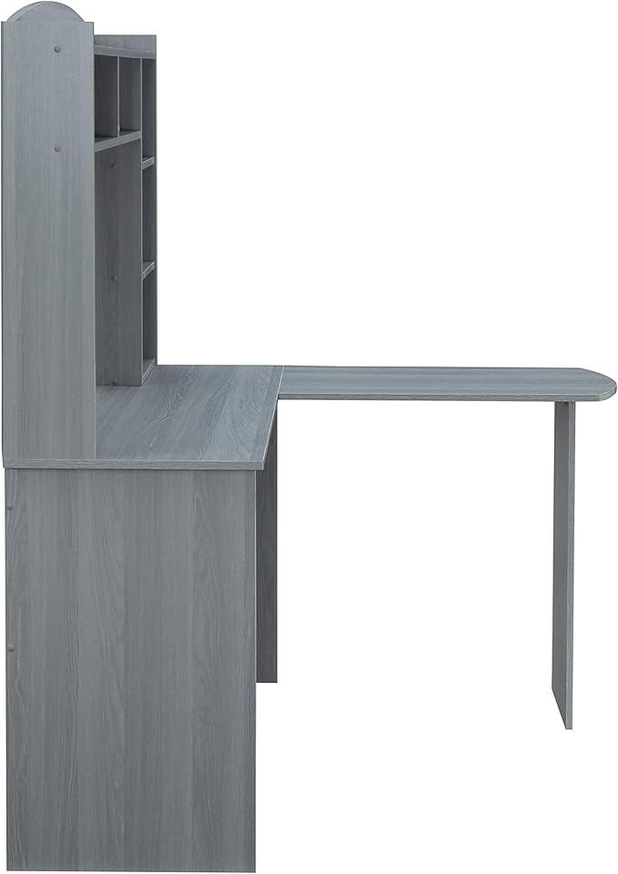 NicBex Laik-DW-00039-DX Desks, 47.25" W x 49.25" D x 62.5" H, Gray