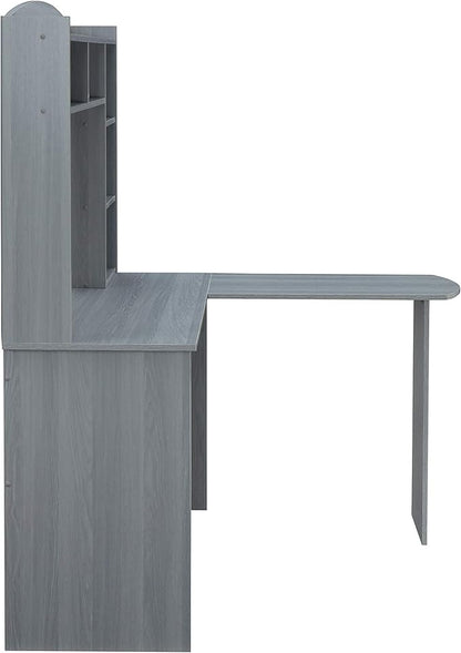 NicBex Laik-DW-00039-DX Desks, 47.25" W x 49.25" D x 62.5" H, Gray