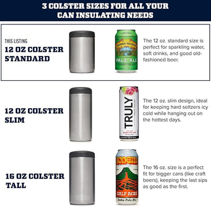 YETI Rambler 12 oz. Colster Can Insulator for Standard Size Cans, Charcoal