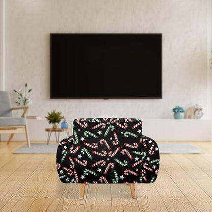 FKELYI Christmas Furniture Protector Easy Going Stretch Sofa Slipcover Non-Slip Sofa Couch Cover Washable Sofa Slipcovers S