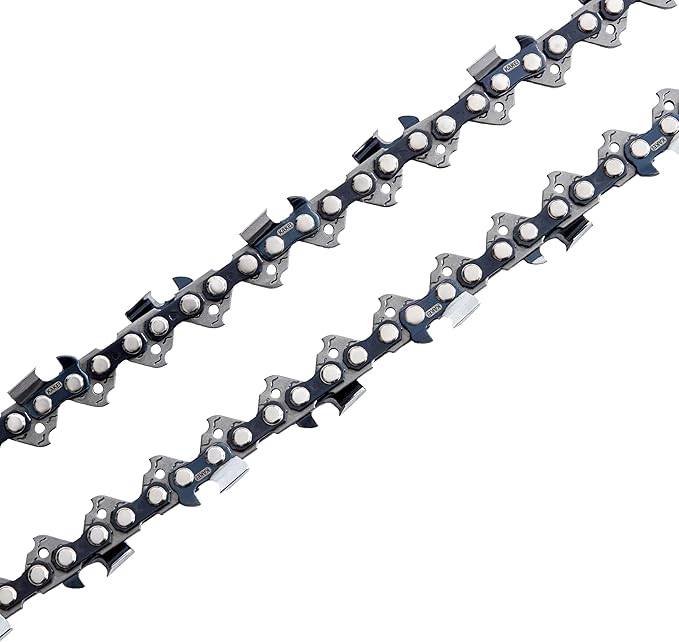 KAKEI 20 Inch Chainsaw Chain .325" Pitch .058" Gauge 76 Drive Links for Blue Max 53543, 8901, 8902 (3 Chains) - Full Chisel
