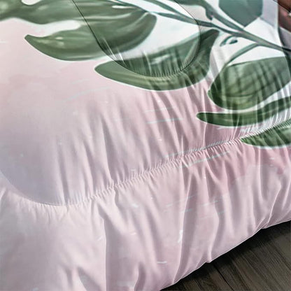 CVHOUSE Kawaii Cow Comforter Set Queen Size,Cute Pink Cow Bedding Set for Girls Kids,Kawaii Cow Quilt Set Pink Cow Duvet Set Girl's Bedroom Decor 3 Pieces