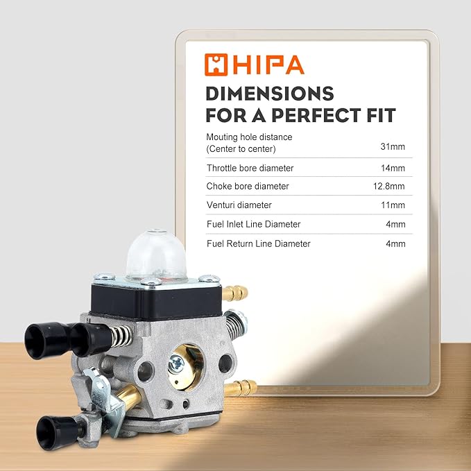 Hipa BG55 Carburetor for STHIL BG85 BG 55 BG65 SH85 SH55 SH85C BG55Z SH55C BG45 BG46 SH55Z SH85DZ SH85Z BG46DZ BG46Z BG65DZ BG65Z BG85DZ BG85Z Leaf Blower 4229 120 0606 C1Q-S68