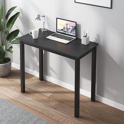 SogesGame Small Computer Desk, 31.5 inches Small Office Desk Computer Table Study Writing Desk Workstation for Home Office, Black