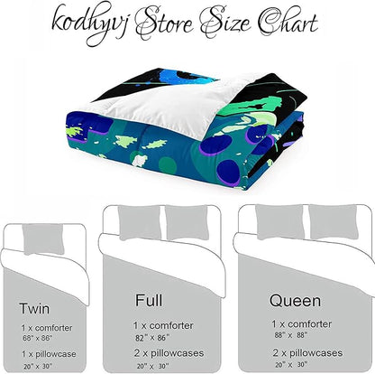 Game Comforter Set Video Gaming Bedding Sets Gamer Room Decor Full Size Colorful Black Gamepad Soft Game Bedding Set for Boys Teen 1 Comforter and 2 Pillowcases