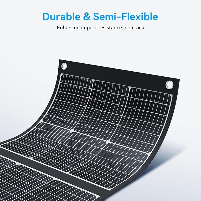 Ecosonique 300W Portable Solar Panel for Most Power Stations, Foldable & Lightweight Solar Suitcase with Kickstands, 40V MC4 & Multi-Output for Solar Generators, RVs, Camping, and Outdoor Use