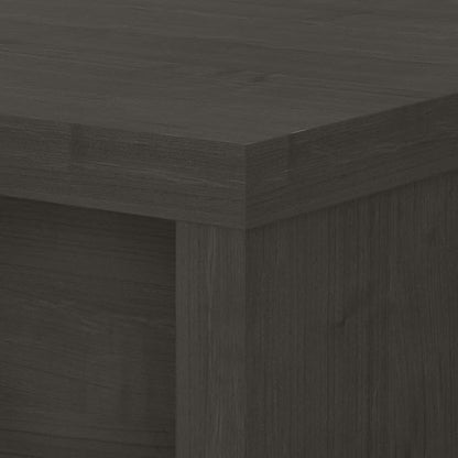 Bush Business Furniture Echo Desk Return/Bridge, Charcoal Maple