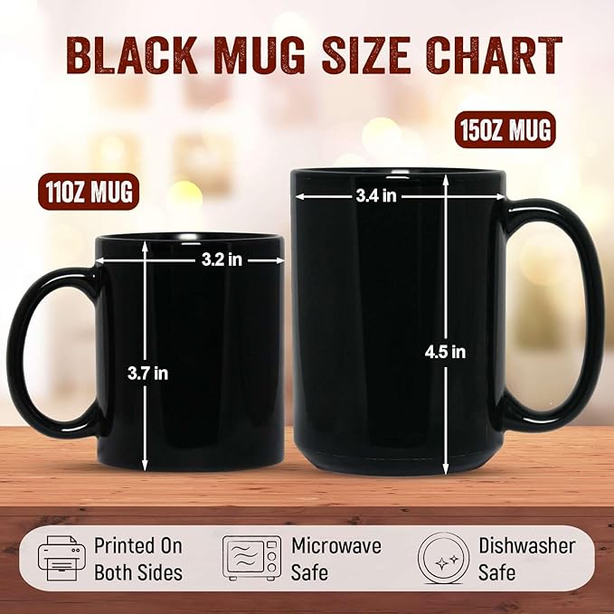 Personalized Christmas Gingerbread Black Cup, Christmas Gingerbread House Design Mug, Customized Name Christmas Coffee Cup 11oz 15oz, Custom Xmas Themed Ceramic Mug, Gift For Son Daughter