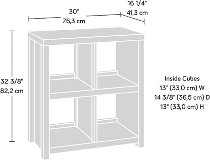 Sauder HomePlus 4-Cube Bookcase, Dakota Oak finish