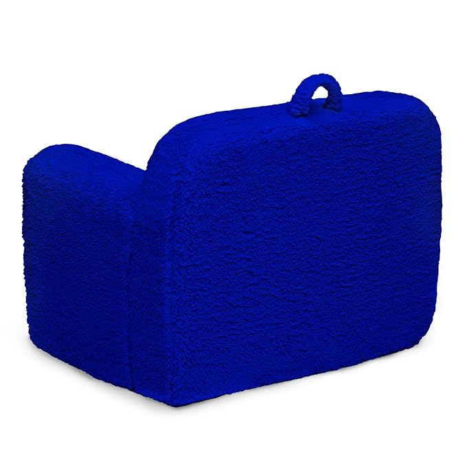 Delta Children Cozee Sherpa Chair, Royal Blue