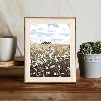 XOCUUI Wall Art for Living Room Landscape Canvas Wall Decor Meadow with Flowers Vintage Paintings Classical Wildflower Field Scene Boho Floral Pictures Decor Gifts for Bathroom Bedroom 8x10 Unframed