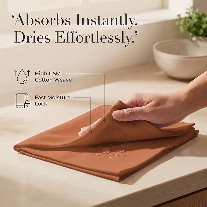 Urban Villa Cloth Napkins Cotton 20x20 (Set of 12) Rust