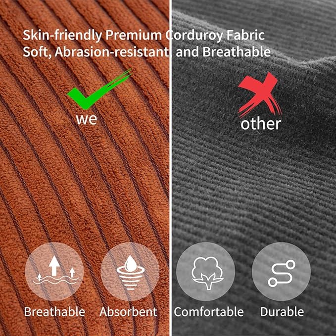 Bean Bag Chairs Cover (No Filler), for Adults,Teens,Kids,[Small 32 * 28 in] Coffee