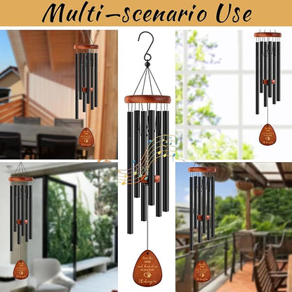 Pet Memorial Wind Chimes 26" - Dog Memorial Gifts for Loss of Dog, Dogs Remembrance Bereavement Gift, Pet Loss Sympathy Gifts (Design 3)