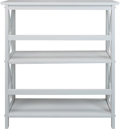 Casual Home 3-Shelf Montego Bookcase, White