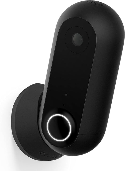 Canary Flex Outdoor Indoor Home Security Camera | Weatherproof, Wire-Free or Plugged in, 2-Way Talk, Person Detection, Motion Alert, Compatible with Alexa, Google Assistant, Baby Monitor, WiFi IP