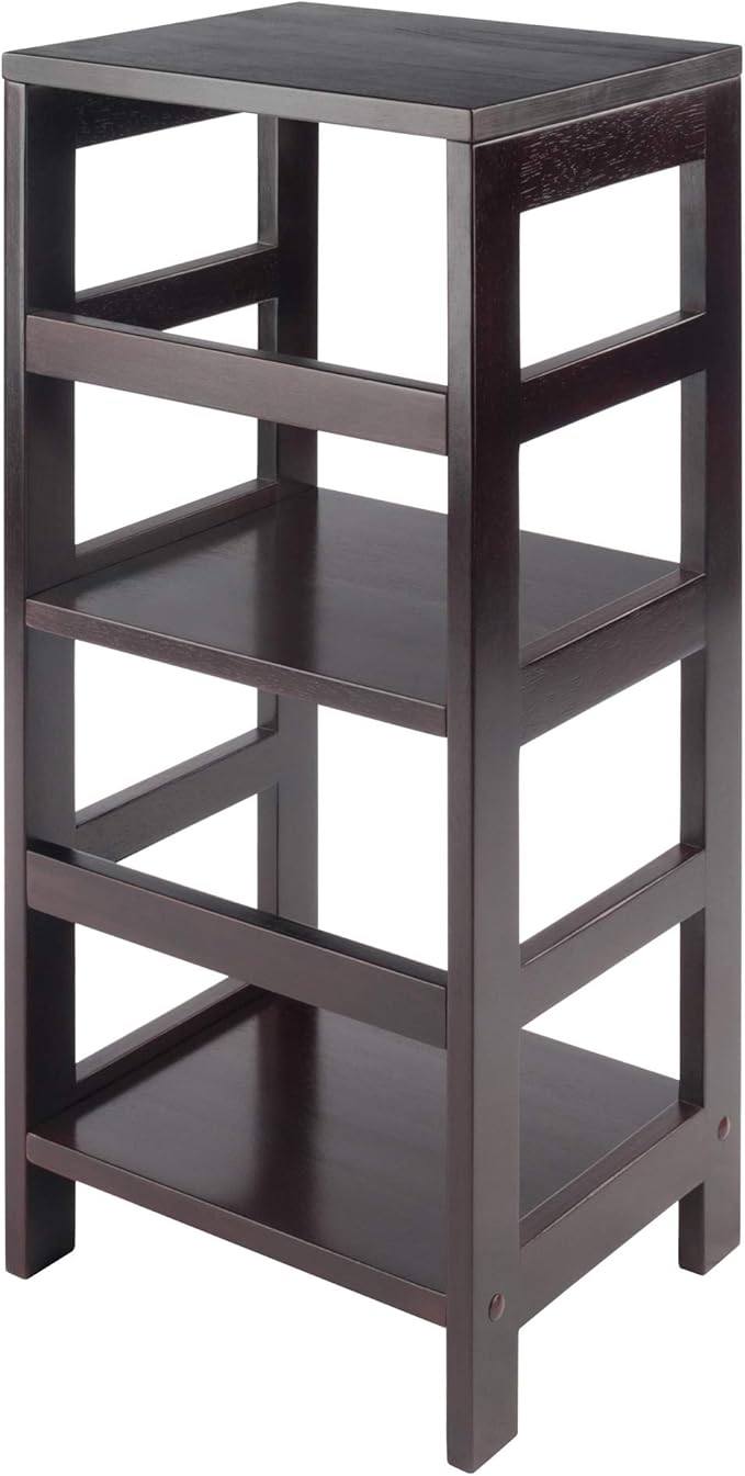 Winsome Leo Model Name Shelving, Tall, Espresso