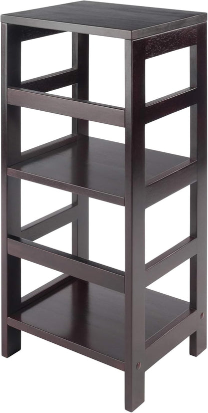 Winsome Leo Model Name Shelving, Tall, Espresso