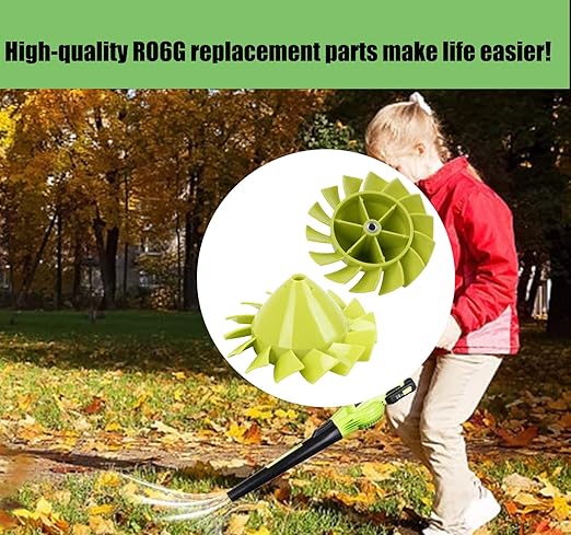 Blower Fan Blade 529437004 for Homelite/Ryobi 529437003 529437001 P2108 P21081 P21081VN P21081VNM （W/Insert Nut）- 1 Pack