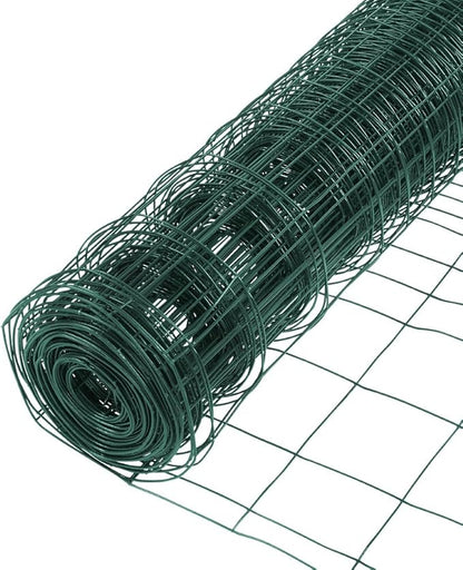 YARDGARD – 2 in. x 3 in. Mesh Welded Wire Fence – 24 in. x 25 ft. 16‑Gauge Green Vinyl Coated Galvanized Steel – For Animal Enclosures | Garden Protection | Property Boundaries