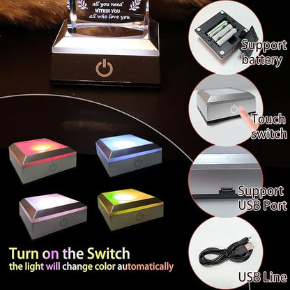 Movdyka Graduation Gifts for Her Him 2026 Unique - 3D Layser Engraved Class of 2026 with Base, High School College Graduation Gift Ideas for Women Men Girls Daughter Son Unisex