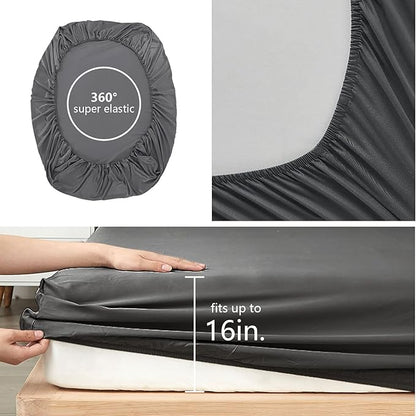 5 Pieces Bed in A Bag Gamer Bedding Set for Boys Kids Adult Gaming Comforters Set,Boys Bed in A Bag Set Twin Size Comforter with Fitted Sheet Flat Sheet Pillowcase pillowsham,DJTH5028Twin