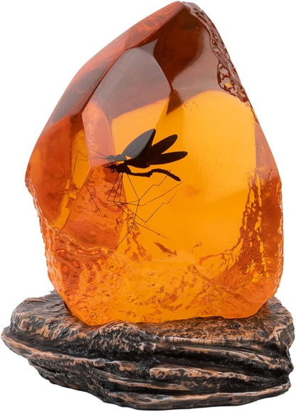 Grupo Erik Official Jurassic Park Lamp | Jurassic Park Movies | Mosquito in Amber Table Lamp | Jurassic Park Merchandise | Jurassic Park Decorations | LED Lamp | Jurassic Park Gifts