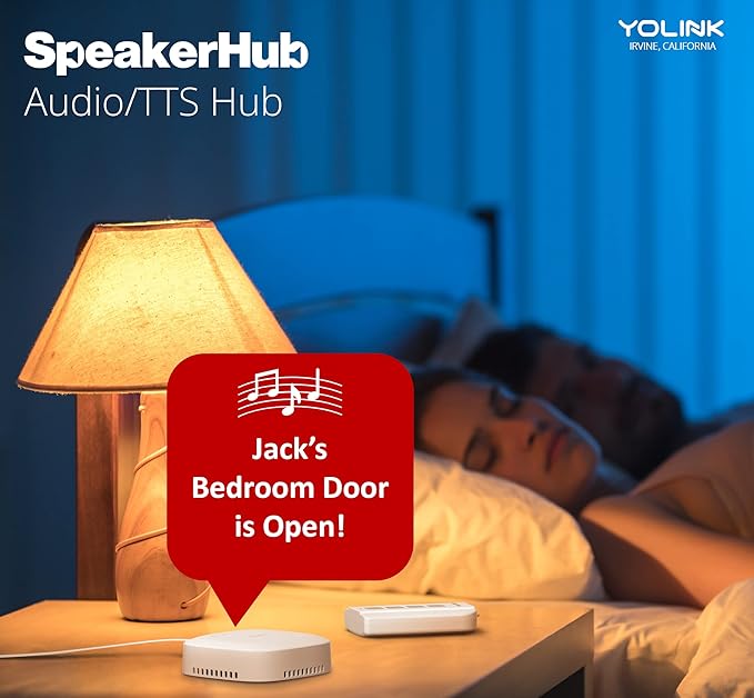 YoLink LoRa Smart Door Sensor Starter Kit: Hub & Door Sensor - Door Left-Open Reminders, up to 1/4 Mile Open-Air Range, up to 5 Year Battery Life, Alexa, IFTTT, Home Assistant