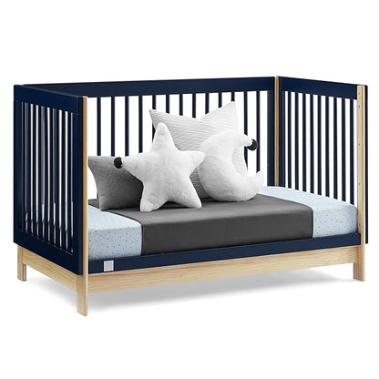 GAP babyGap Tate 4-in-1 Convertible Crib - Greenguard Gold Certified, Navy/Natural