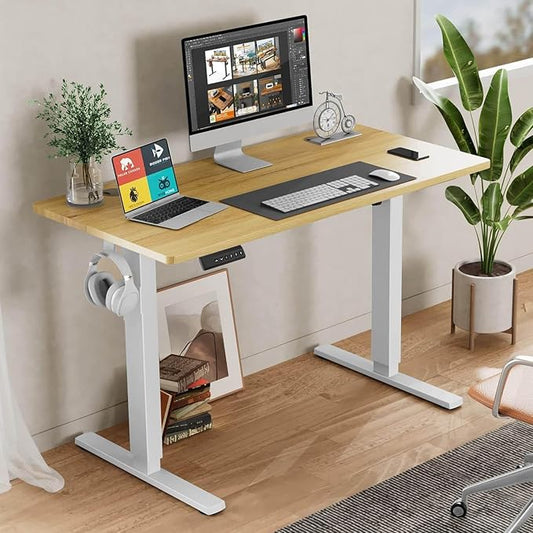 NicBex Laik-DW-00019-DX Desks, 39" W x 23" D x 28" H, Yellow