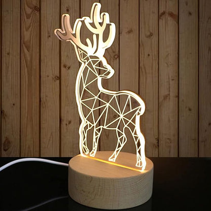 2Pcs 4" Round Wood LED Display Base, Warm Color Wooden Lighted Base Stand for Crystal Glass Resin Art, Acrylic and Plexiglass