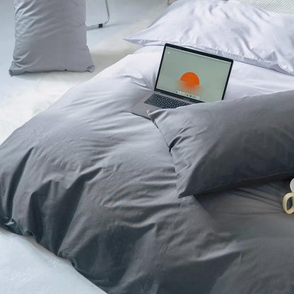 Gradient Gray Comforter Set Ombre White Gray Bedding Set Twin Women Aesthetic Comforter 3 PCs Gray Color Bed Comforter Set Twin Gradient White and Gray Comforter Set Twin