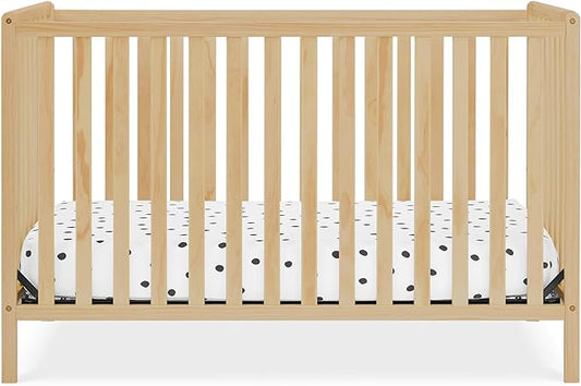 Delta Children Heartland 4-in-1 Convertible Crib, Natural