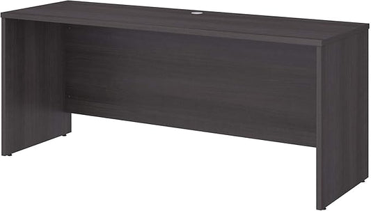 Bush Business Furniture 500 home-office-desks, 72W x 24D, Storm Gray