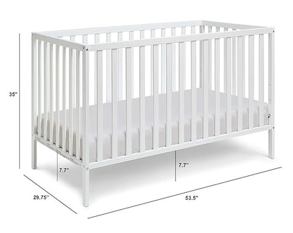 Suite Bebe Palmer 3 in 1 Convertible Crib - Quick Ship, Pastel Pink