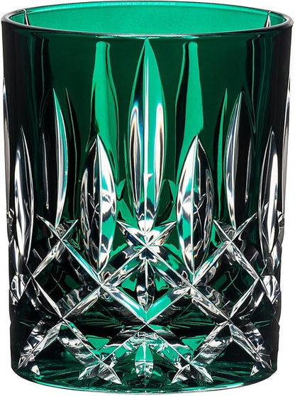 RIEDEL Laudon Tumbler, Dark Green Crystal Glass, Single Pack, Machine Made